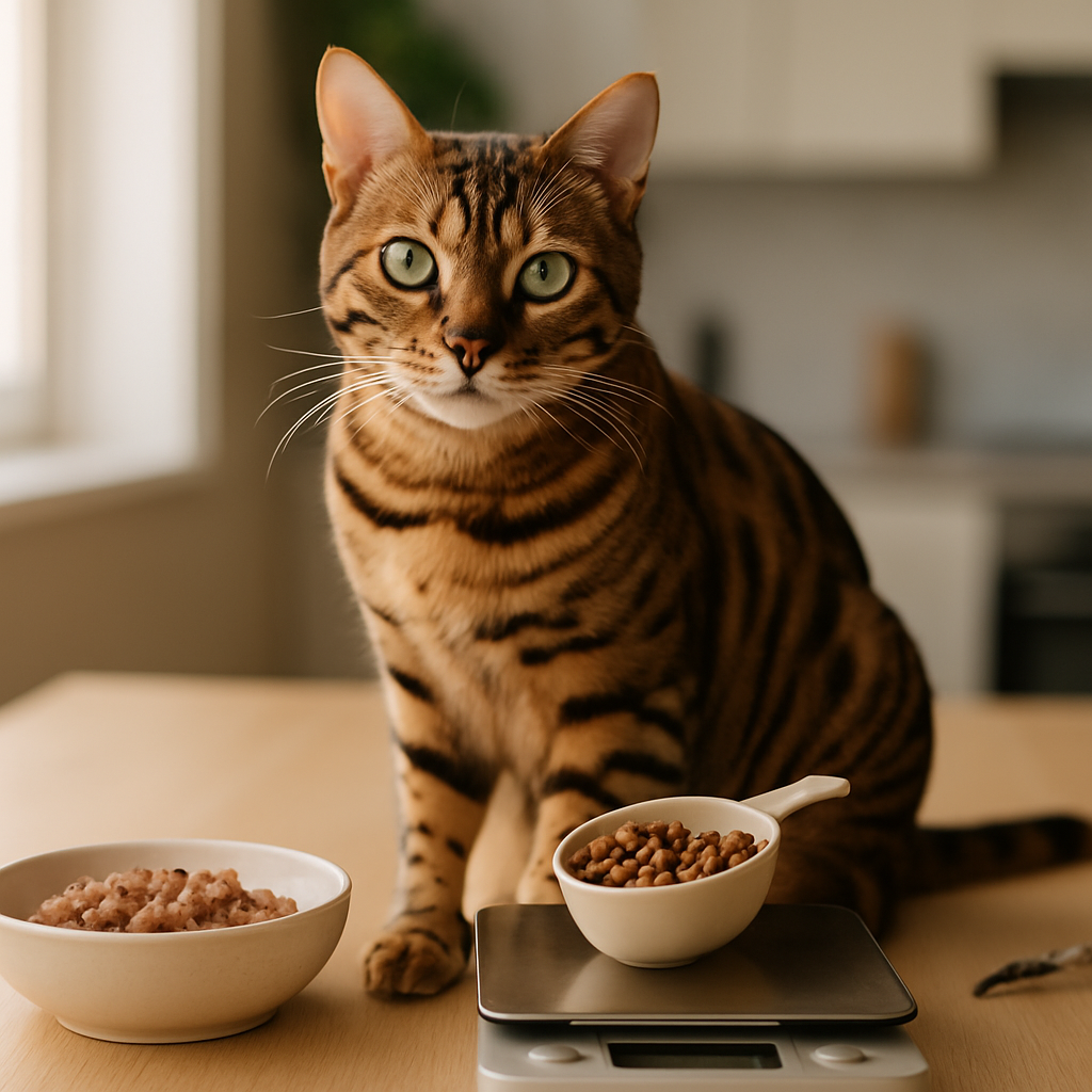 Portionsgrößen im Alltagsplan für Bengalkatzen – cat-bengal.de