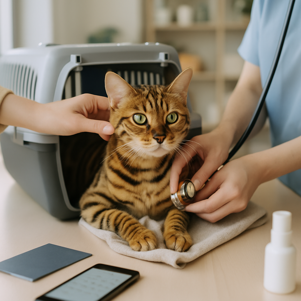 Tierarzt-Checkups planen für Bengalkatzen | cat-bengal.de